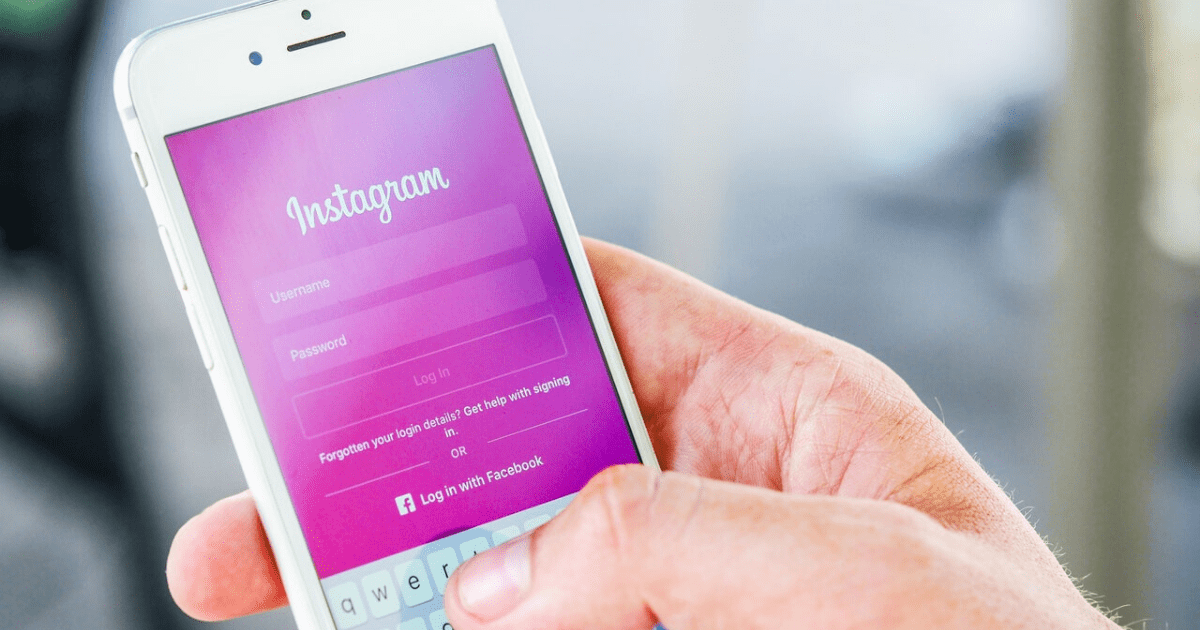 Instagram On a Phone