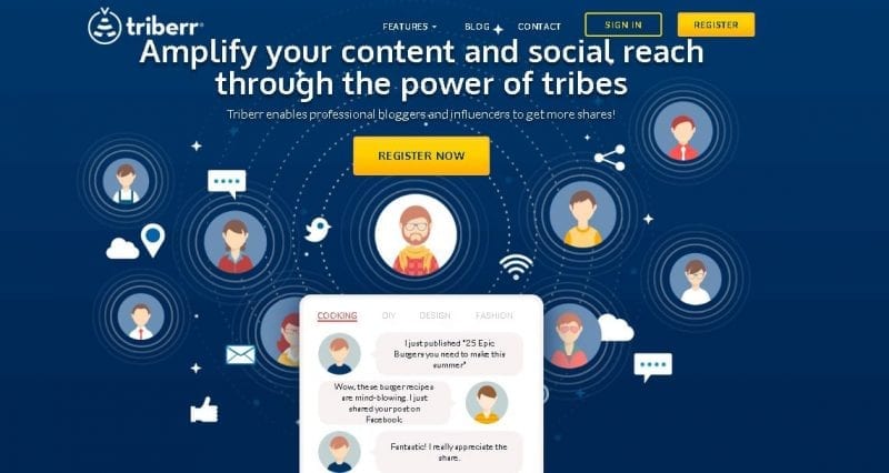 Social Content Curation - Triberr