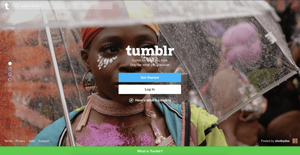 Tumblr Social Media Image Sizes