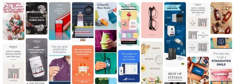 These ads show just how creative Pinterest Marketing can be.