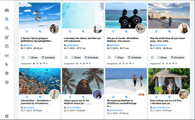 SocialPlanner.io Content Discovery