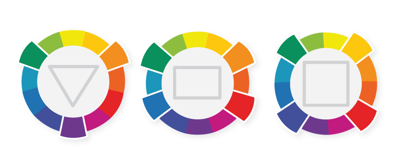 The different colour combination possibilites