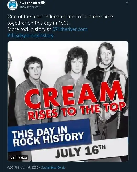 Great example of 'this day in history' post