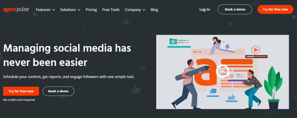 Social media marketing tools - AgoraPulse