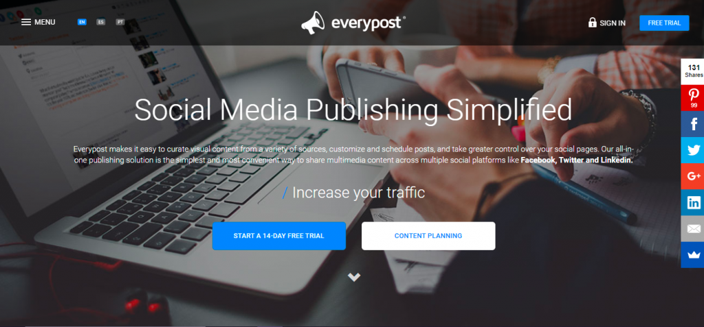 Social media marketing tools - EveryPost