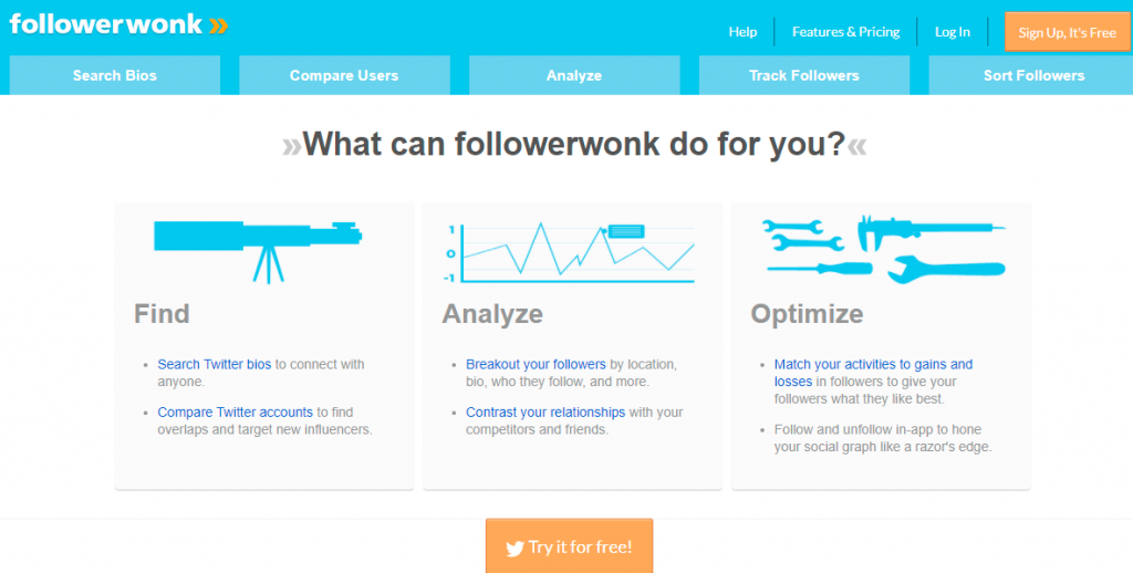 Social media marketing tools - FollowerWonk