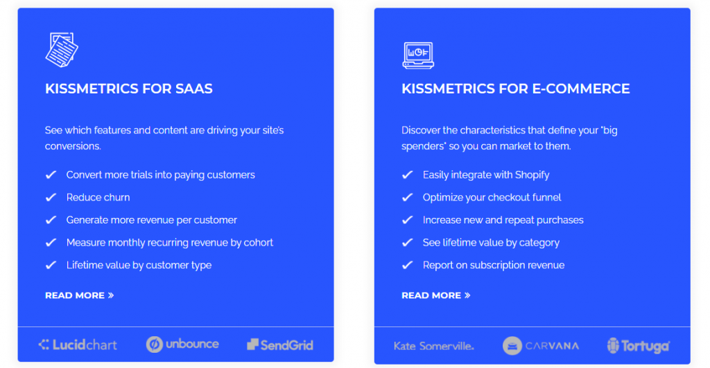 Kissmetrics has become one of the most popular digital marketing tools in recent years.